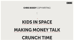 Desktop Screenshot of chrisboddy.com